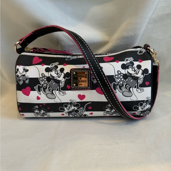 Dooney & Bourke Handbags - Dooney & Bourke Disney Sweethearts - 2014 Mickey and Minnie Small Barrel…